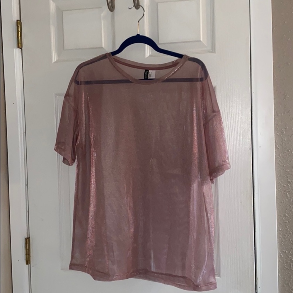 Sheer party shirt